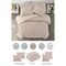 Nadya Duvet Set With Pillow Shams, Euro Shams and Duvet Cover